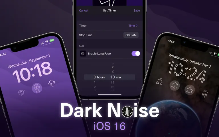  Best iPhone Widgets; Dark Noise Widget